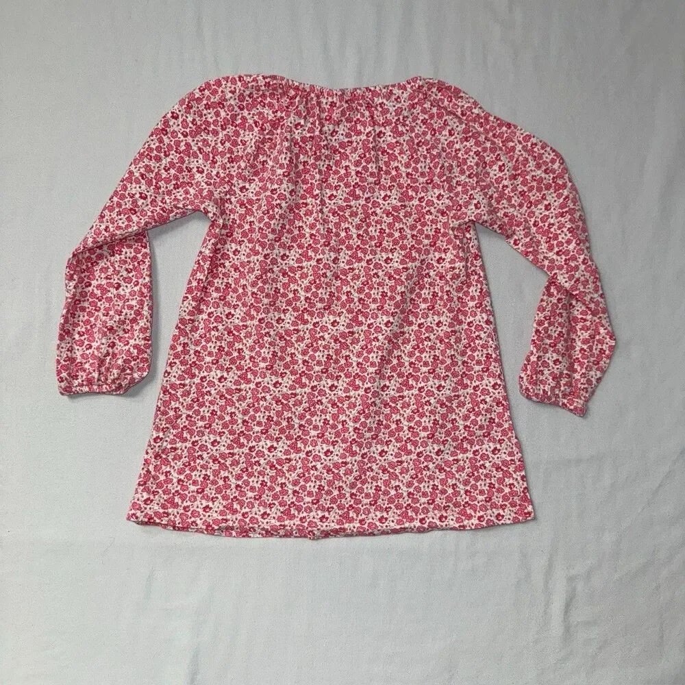 OshKosh Floral Dress Girls 24 Mo Tunic Top Shirt Cute Long Sleeve Playful Fall